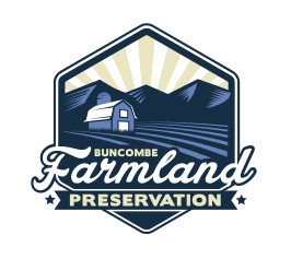 Farmland Preservation Program logo, this program was created to encourage the preservation & protection of farmlands in Buncombe County.