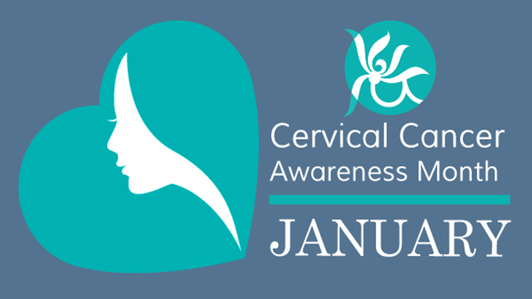 A poster for Cervical Cancer Awareness Month
