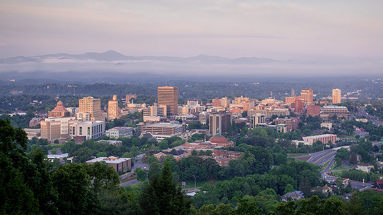 View of Downtown Asheville