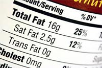 Stay informed by reading food labels.