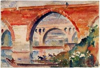 Anthony Lord · The Bridge of the Tarn, Albi, Languedoc