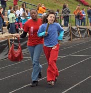 Special Olympics track event.