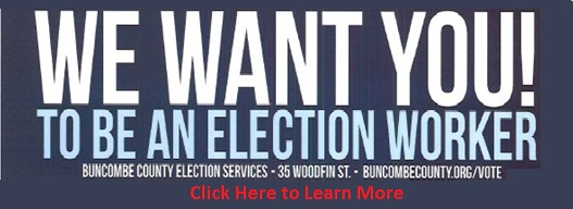 We Want You! To be an election worker.