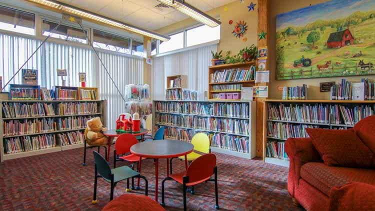 Leicester Library Children's Tables