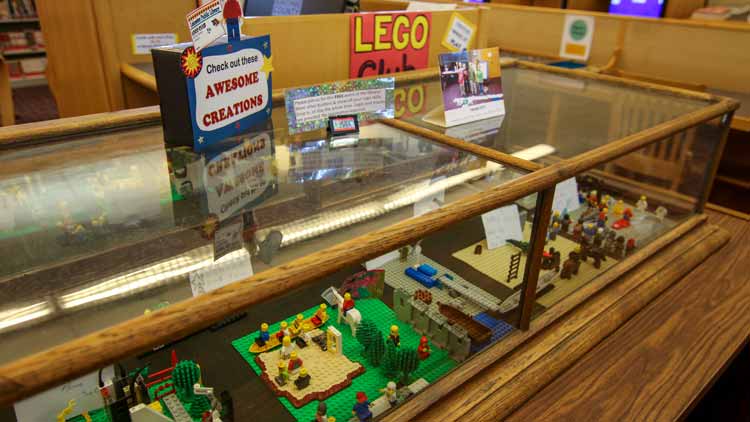 Leicester Library Legos