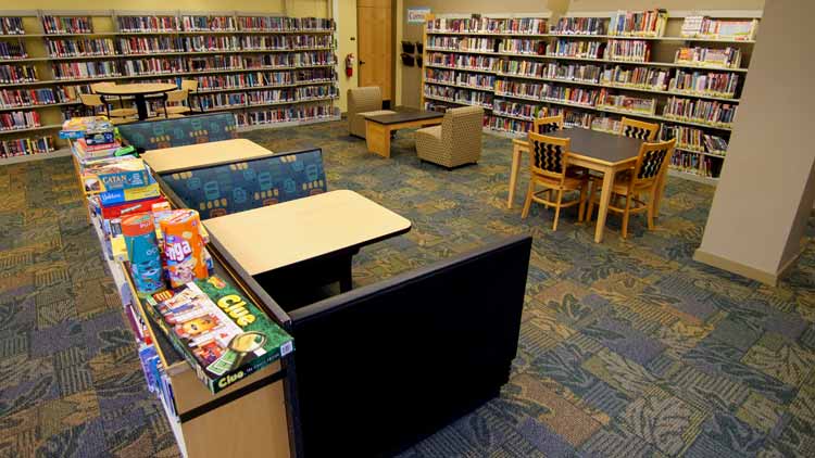 Pack Memorial Library Booths