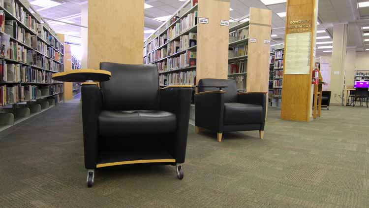 Pack Memorial Library Seating