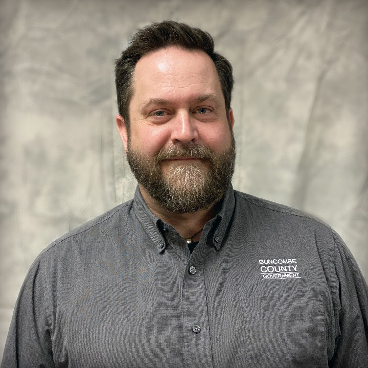 Professional portrait of Buncombe County residential Appraiser Bryan Andrews