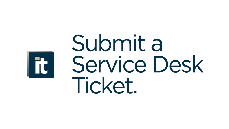 Submit service desk Ticket Logo