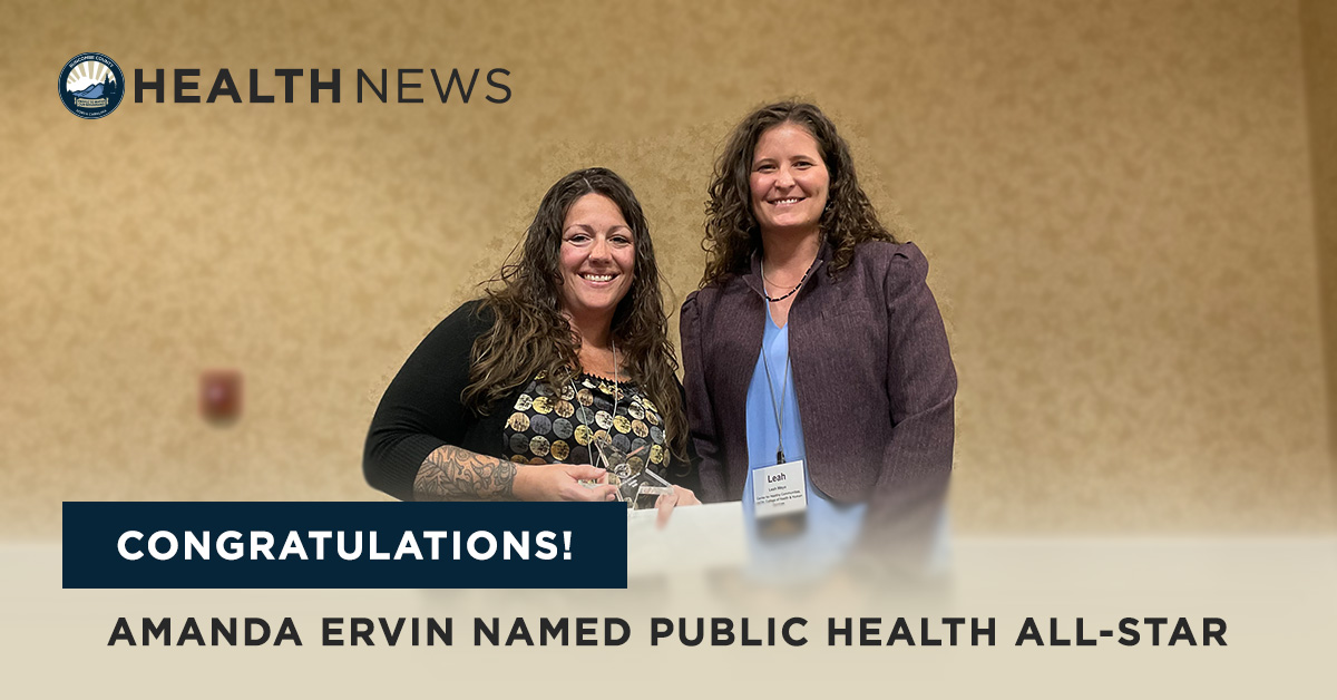 Amanda Ervin named Public Health All-Star