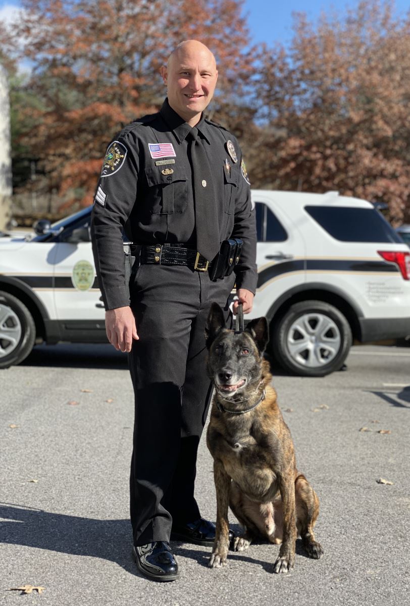 County Center - Four New K9 Deputies Join Buncombe Sheriff's Office