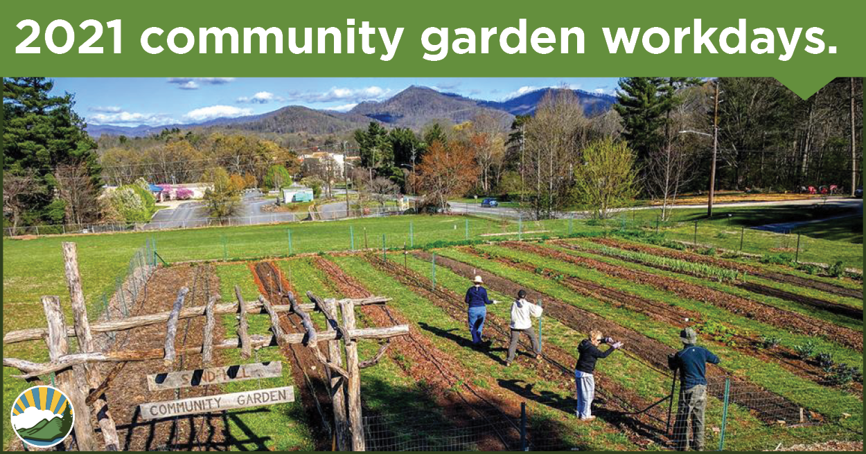 Volunteers at Sand Hill Community Garden