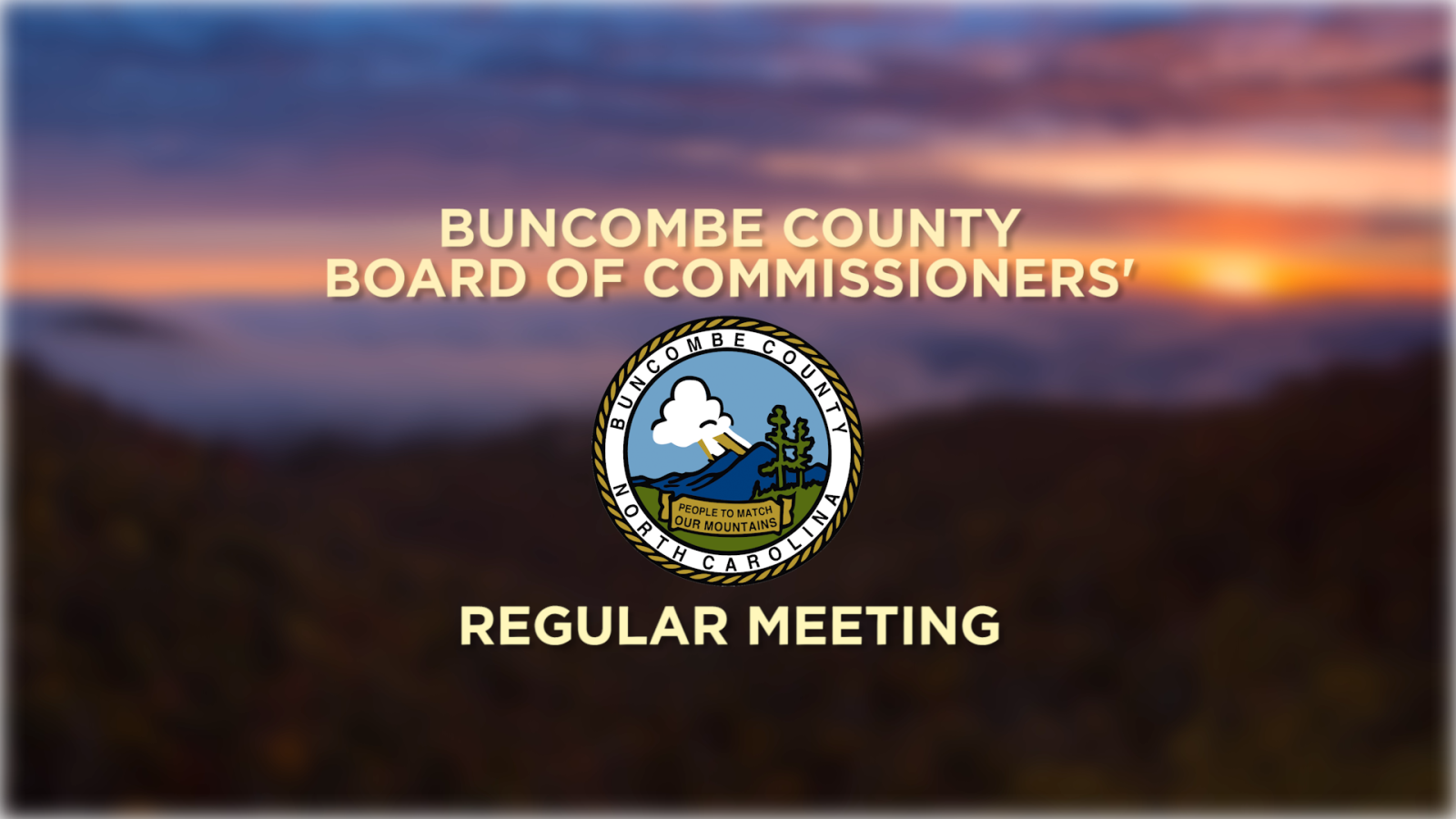 Board of Commissioners Regular Meeting