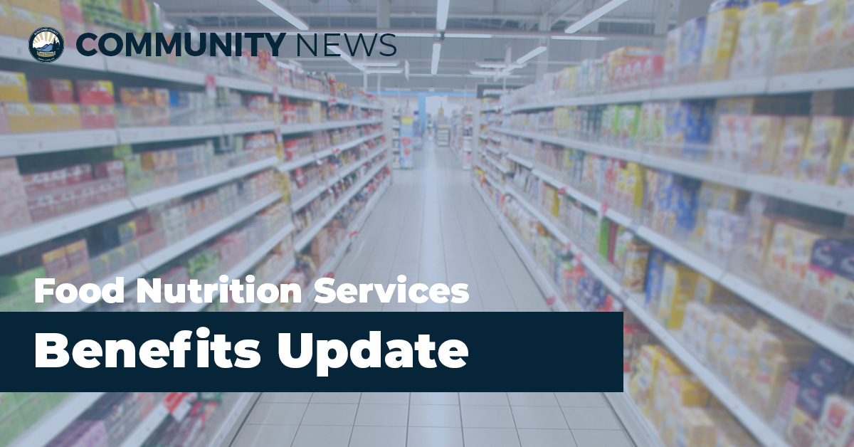 Food Nutrition Services Benefits Update