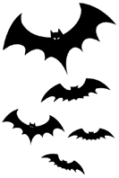 Clipart of bats