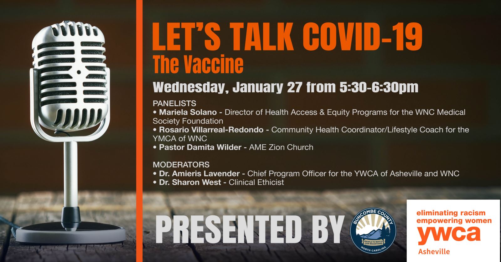 Let's Talk COVID 19 Vaccine Speakers