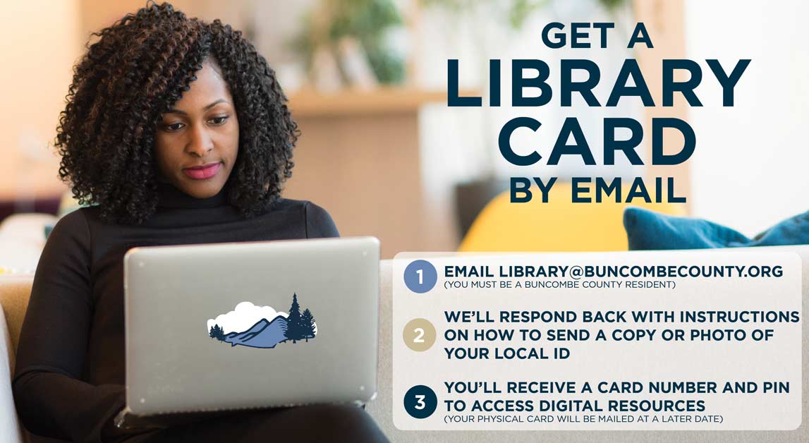 Get a library card by email with these three steps.