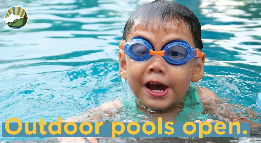 Child in pool