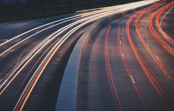 road with lights