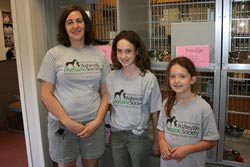 Photo of Asheville Humane Society volunteers.