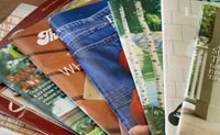 Photo of catalogs.