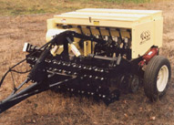 Photo of a seed drill.