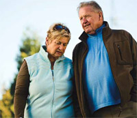 Photo of two adults wearing fleece. © iStockphoto.com | Willie B. Thomas