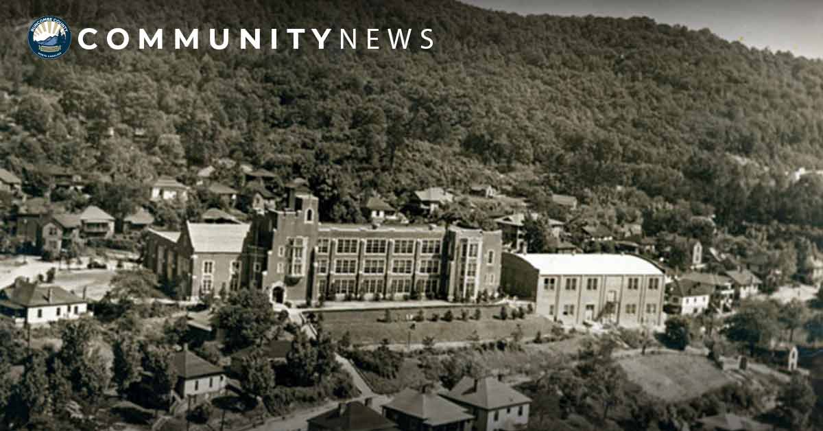 a bxw historic photo of Stephens Lee High School