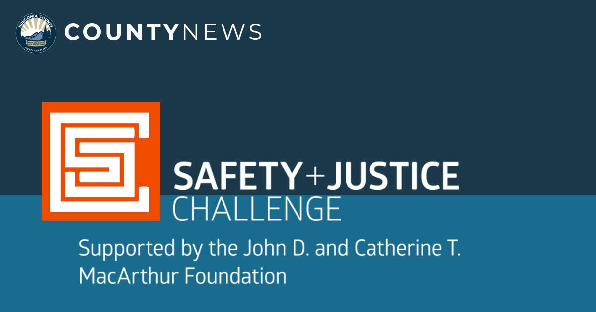 headline card reads safety & Justice challenge with logo