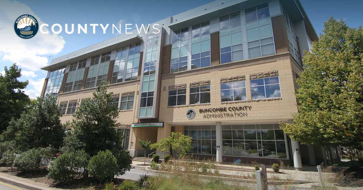 a photo of the Buncombe County Administration building