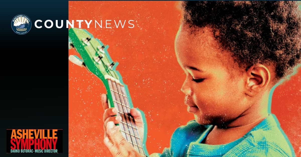 graphic depiction of a child with an instrument