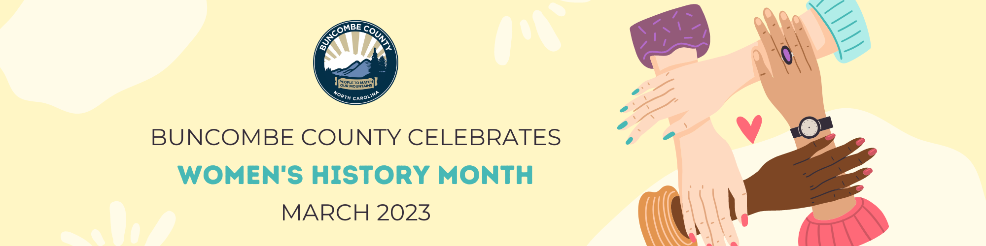 Buncombe County Celebrates Women's History Month