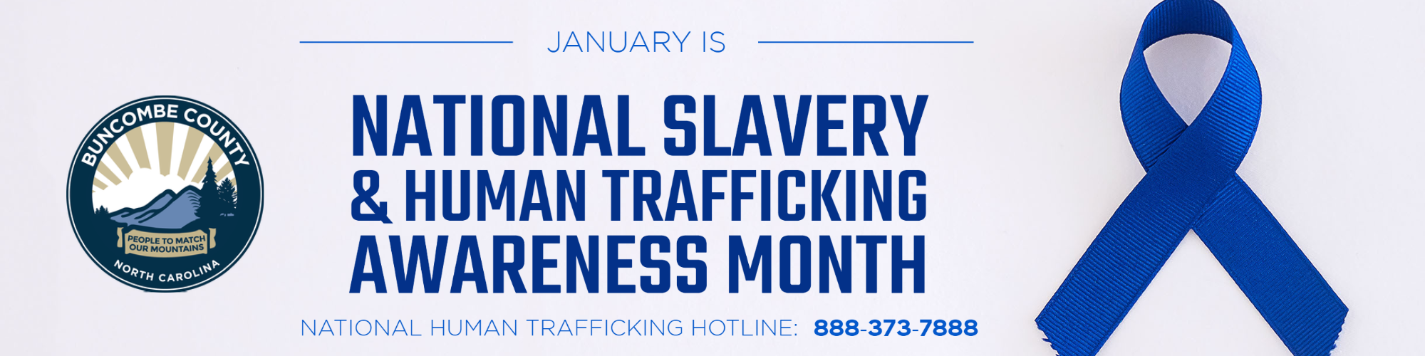 January is human trafficking month