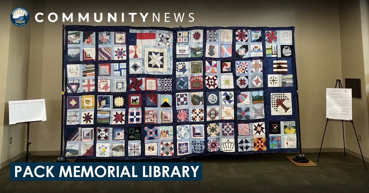 History on Display: The Hundred-County Quilt is on Display at Pack Library