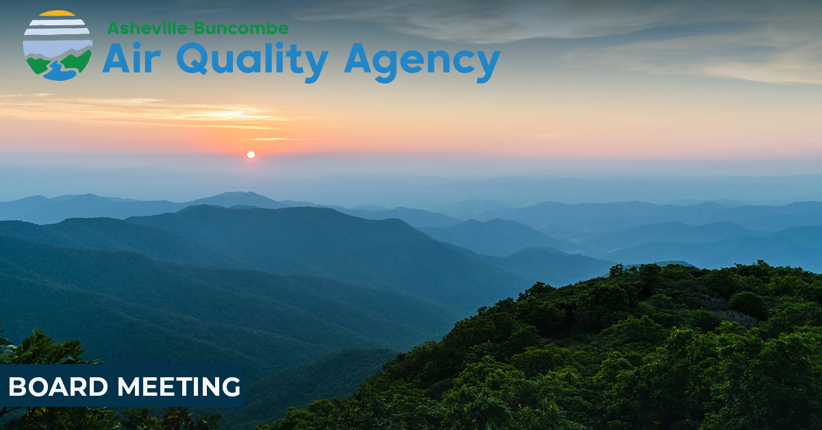 Notice of Special Meeting Asheville-Buncombe Air Quality Agency Board Meeting