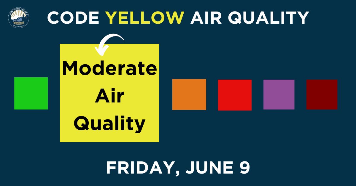 Code Yellow Air Quality Notice and Weekend Forecast