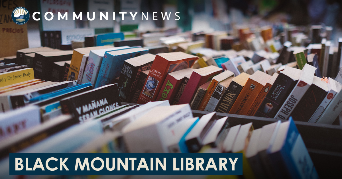 Pop-Up Book Sale at Black Mountain Library Aug. 13