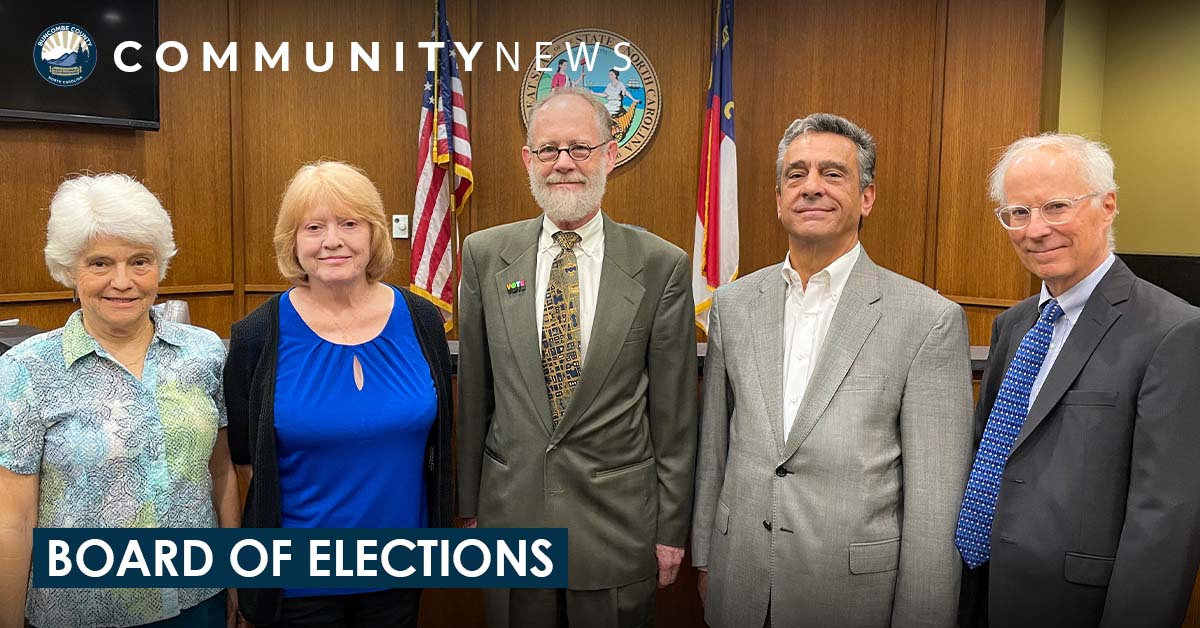 Elections Update: Buncombe County Board of Elections Swears in New Members