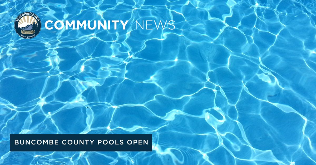 Buncombe County Pools Open May 25