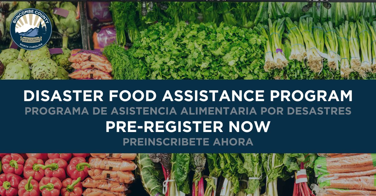 County Center DEADLINE EXTENDED Receive Money for Purchasing Food