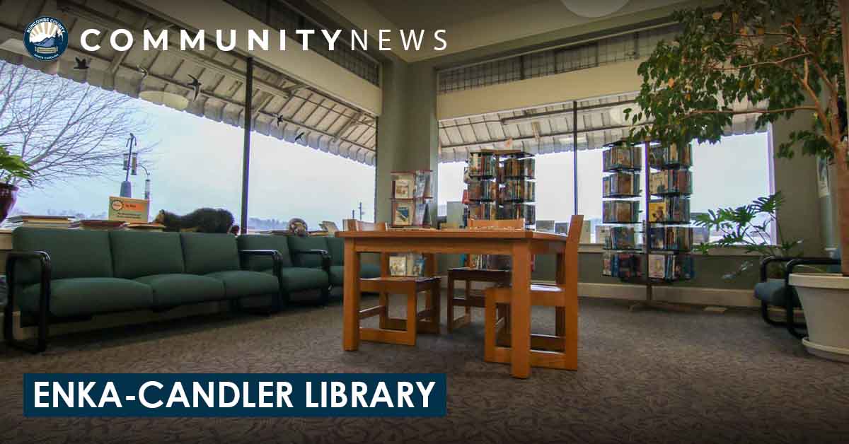 Bright Space: History, Art, Plants, &amp; More Make Enka-Candler Library an Inviting Environment