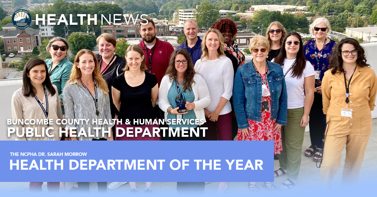 Buncombe County HHS Wins Health Department of the Year