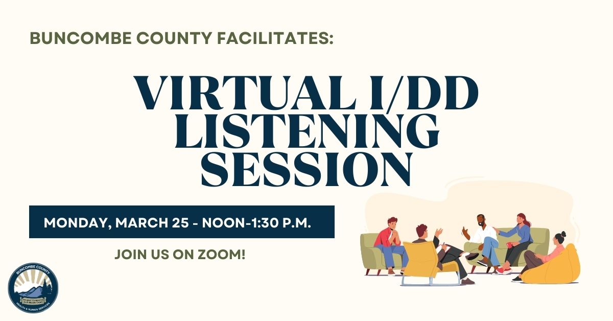 Add to Your Calendar: Virtual I/DD Listening Session on March 25