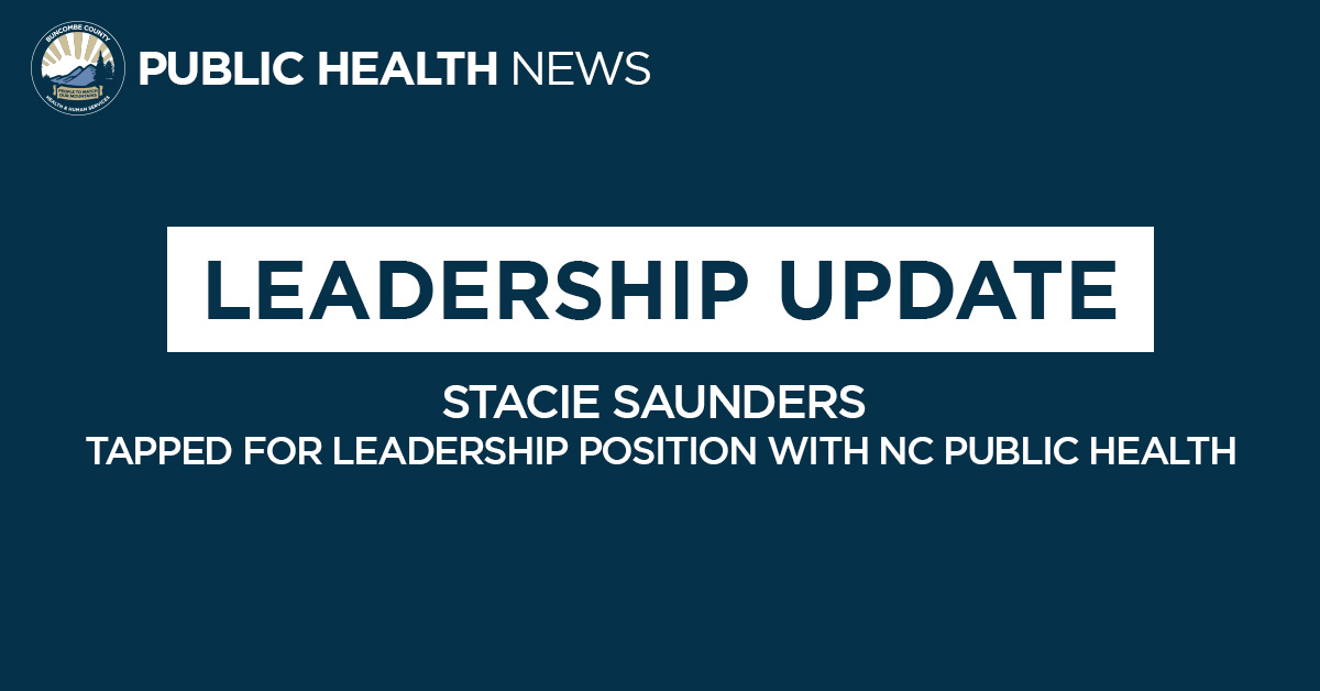 Leadership Update from BC HHS: Saunders Takes On Role with NC Public Health