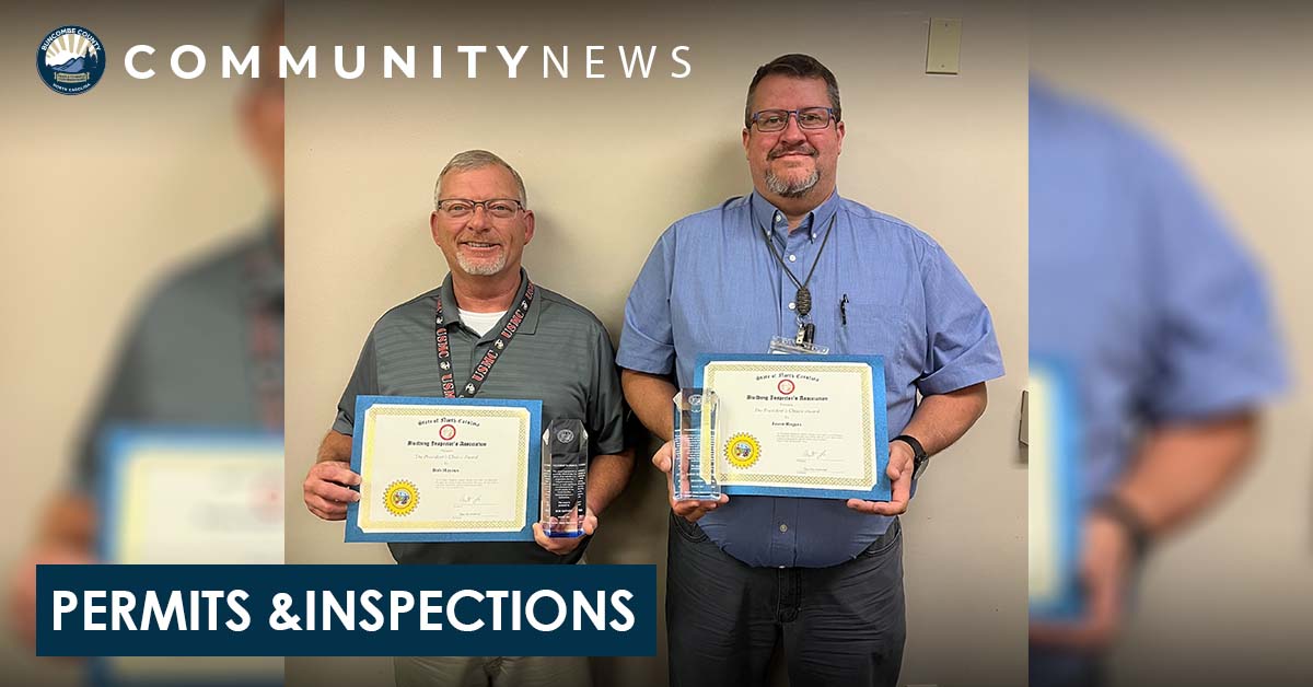 Employee Spotlight: Bob Haynes &amp; Jason Rogers Earn Prestigious Award, Get Elected to NC Building Inspectors Association Board