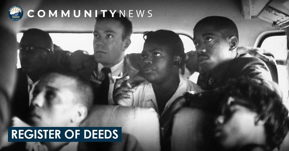 Freedom Riders Exhibit Now On Display at Register of Deeds Office