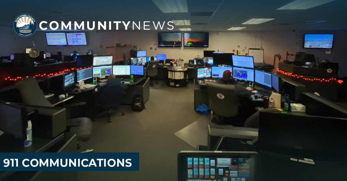 Buncombe County Consolidates 911 Services, Establishes 911 Communications Department with 24 Full-Time Positions