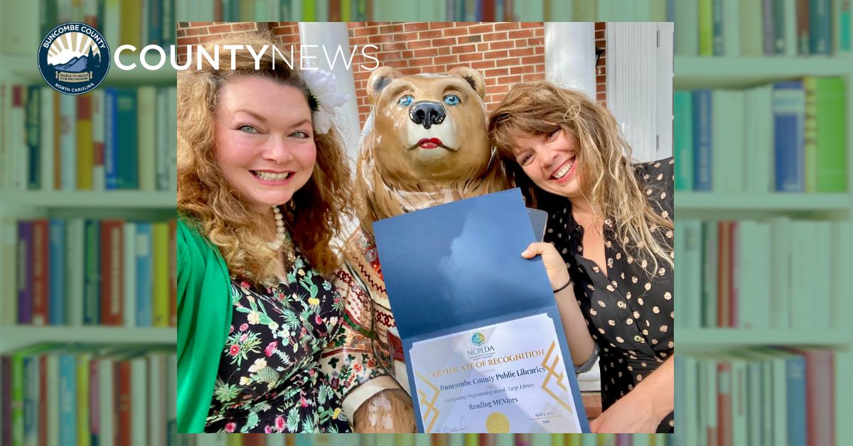 Reading Role Models: Buncombe's MENtor Program Earns Statewide Recognition for Helping Break Uniform Reading Narratives  