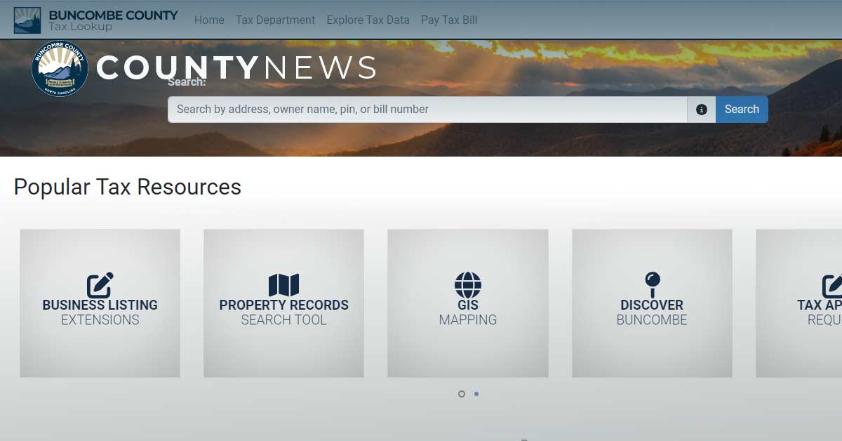 Tax Collections &amp; Property Assessment Launch Redesigned Website