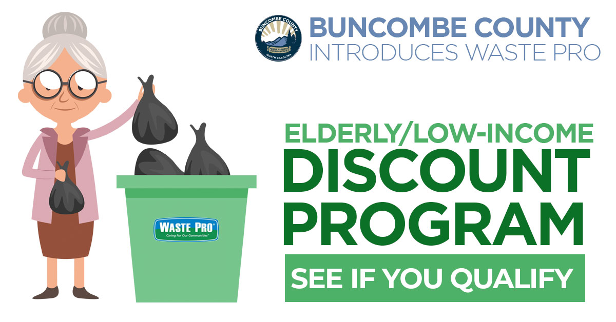 Buncombe Launches Elderly/Low-Income Discount Program